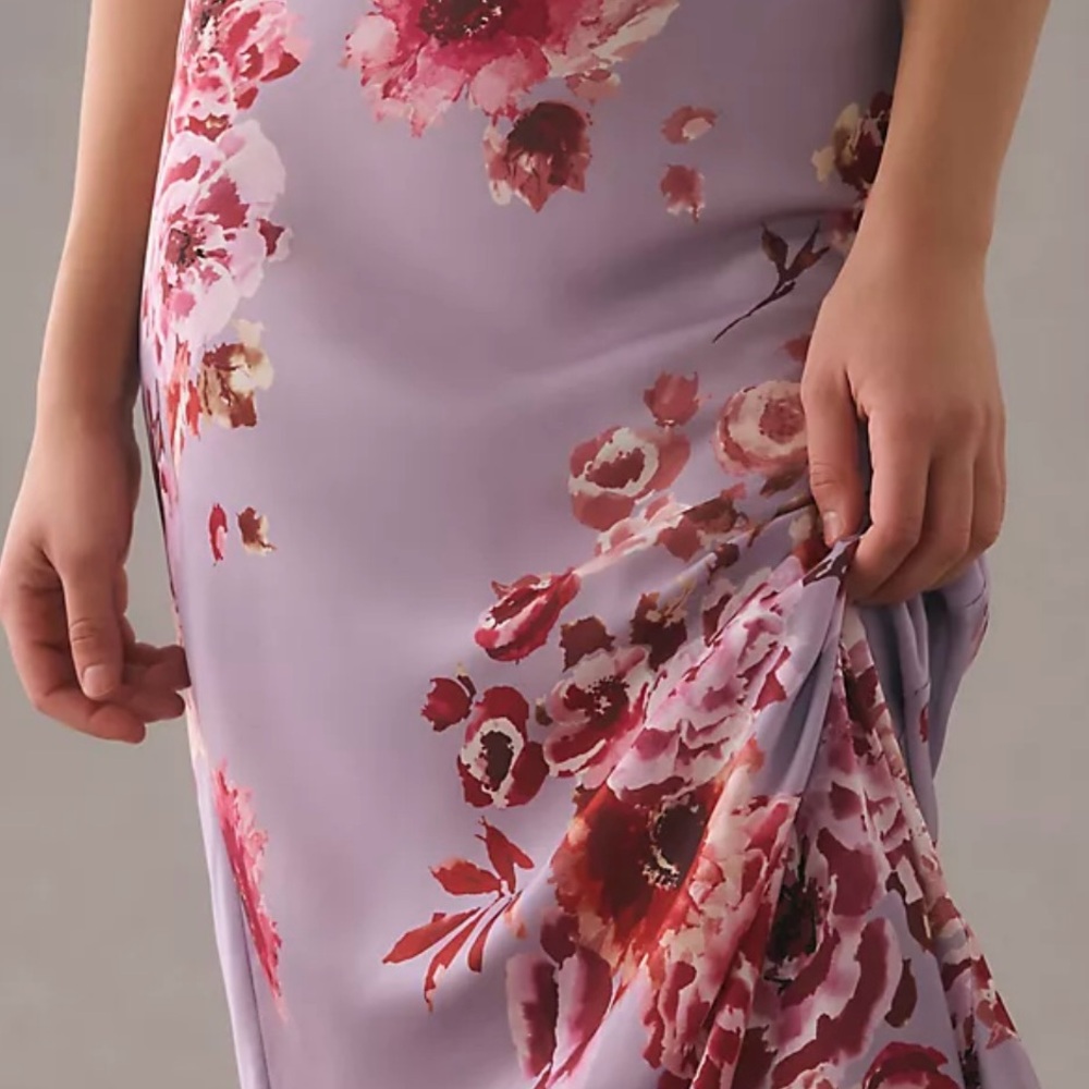 Favorite Daughter Floral Maxi Skirt in Lavender and Pink